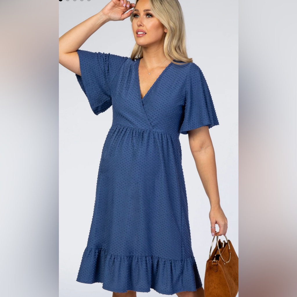 Pink Blush Maternity Dress Medium